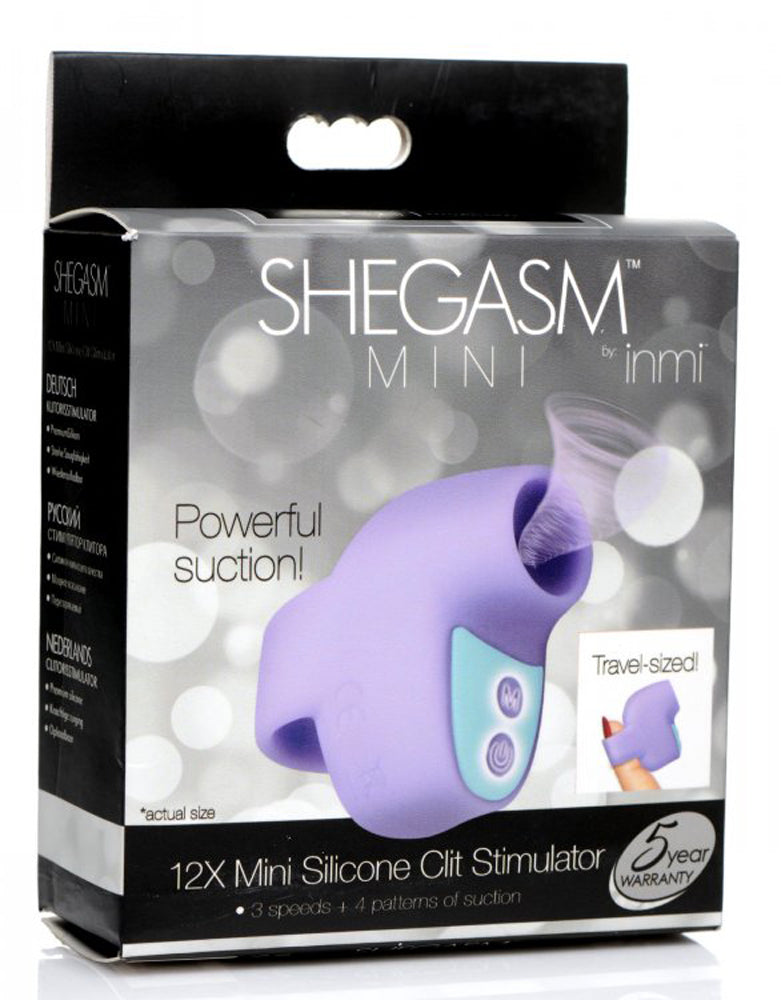 Shegasm 12X Mini Silicone Clit Stim Purp