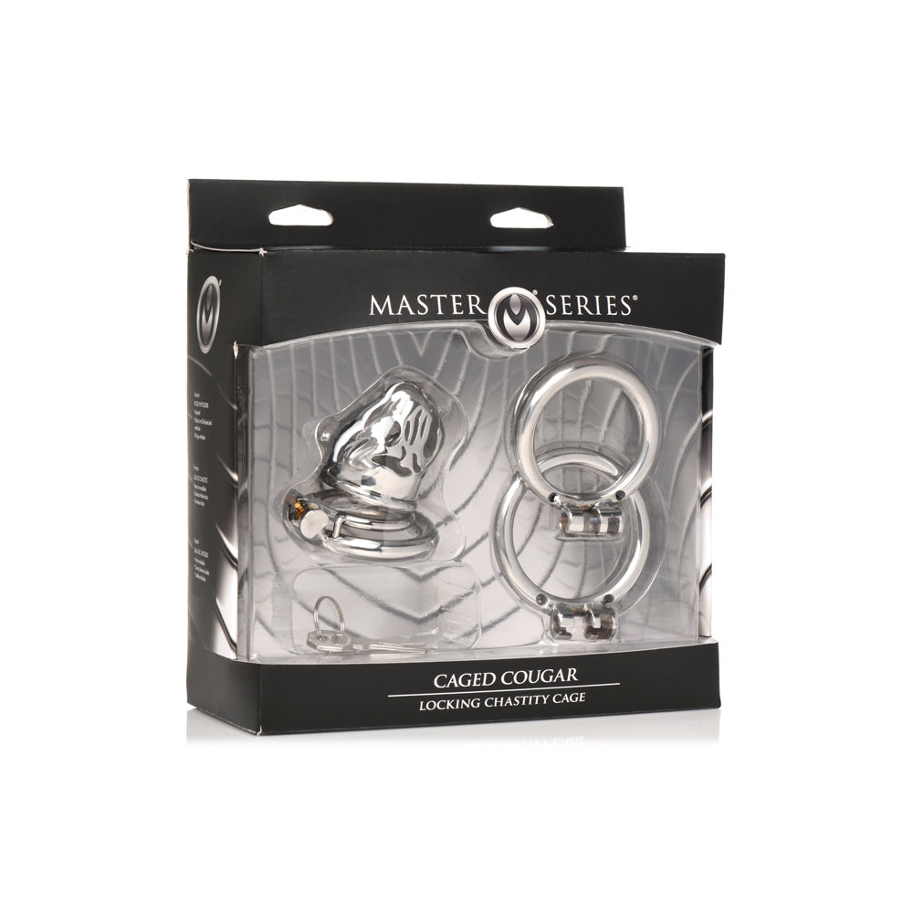 Caged Cougar Locking Chastity Cage