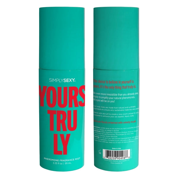 PHEROMONE BODY MIST - YOURS TRULY - 3.35 floz | 99mL