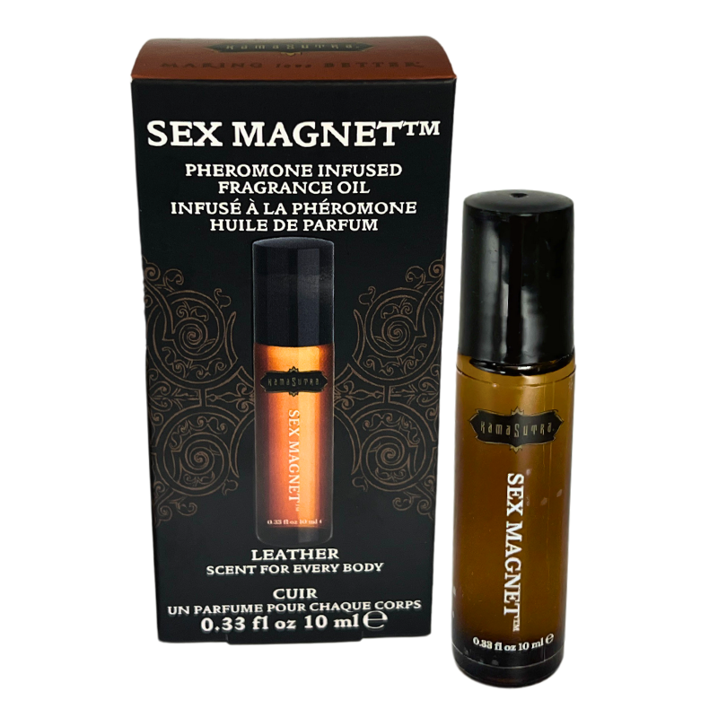 Sex Magnet Pheromone - Leather Roll On Fragrance Oil  0.33 fl oz 10 ml