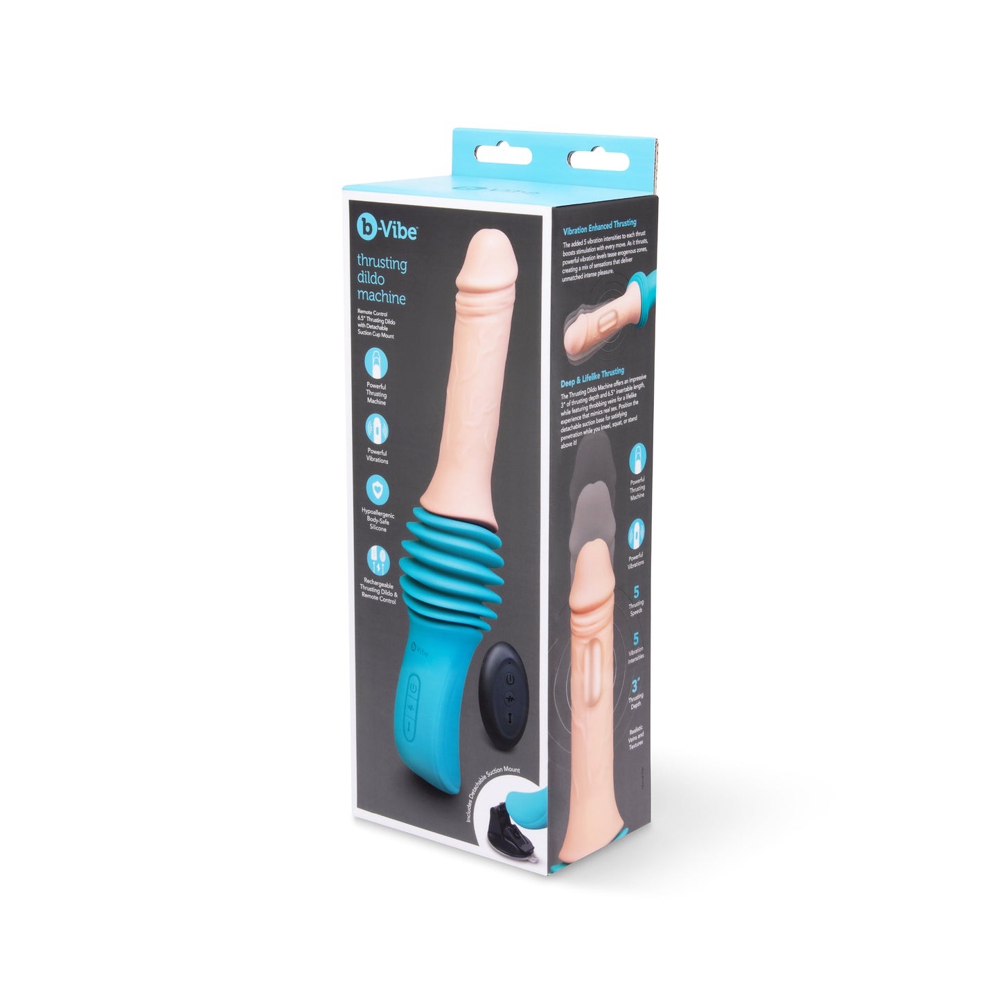b-Vibe Realistic Thrusting Dildo Machine