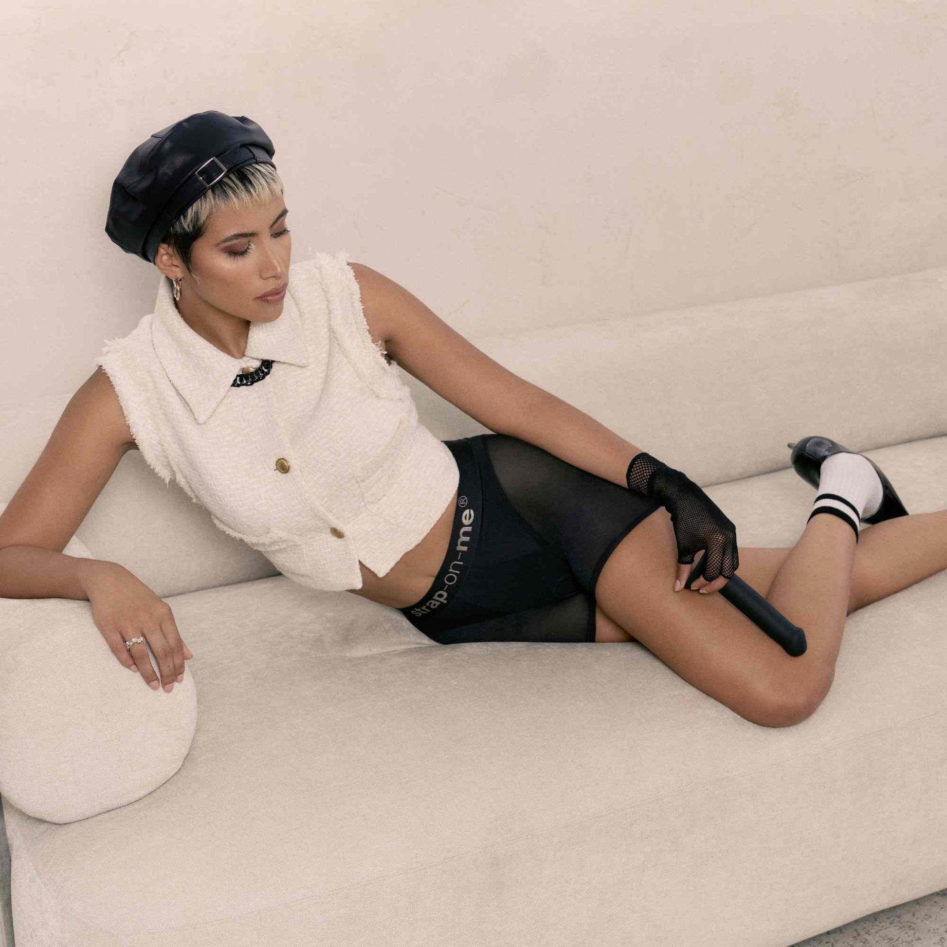 HARNESS LINGERIE HALO - M - BLACK