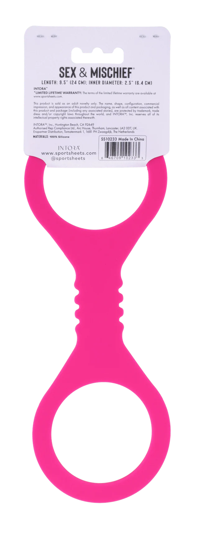 Small Hot Pink Silicone Cuffs