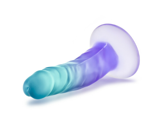 B Yours Morning Dew - 5" Dildo  Sapphire