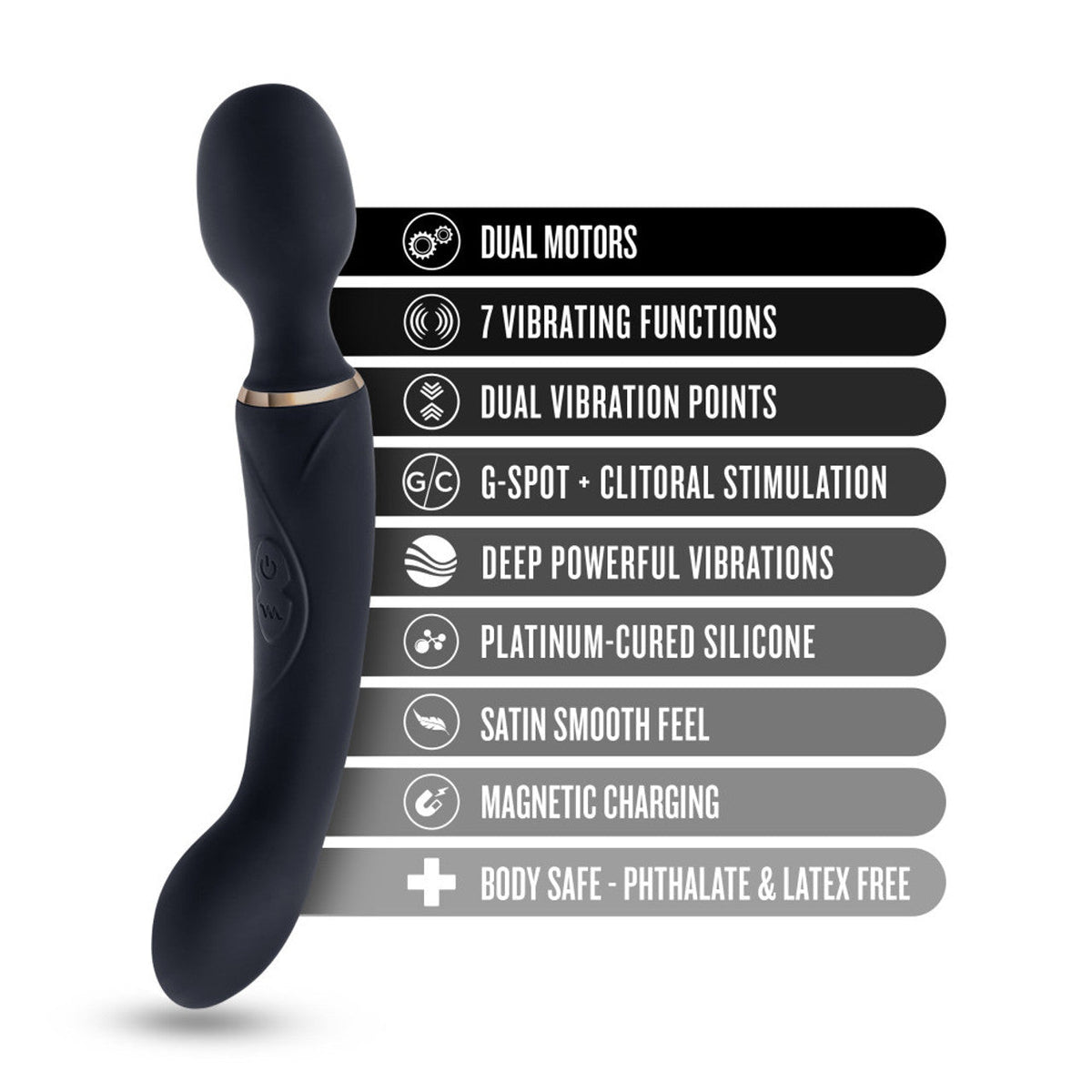 Blush Gia - Dual Motor/End Reach Wand