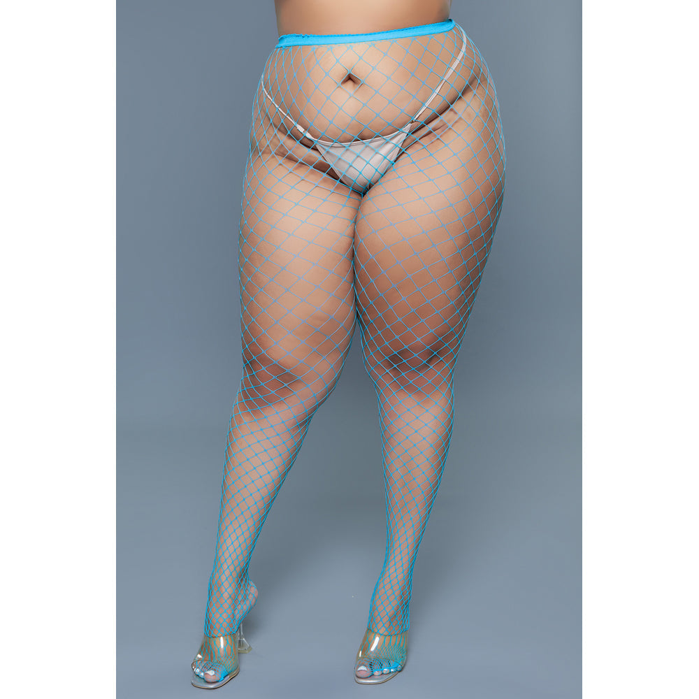 Can't Back Down Pantyhose - Turquoise Qu