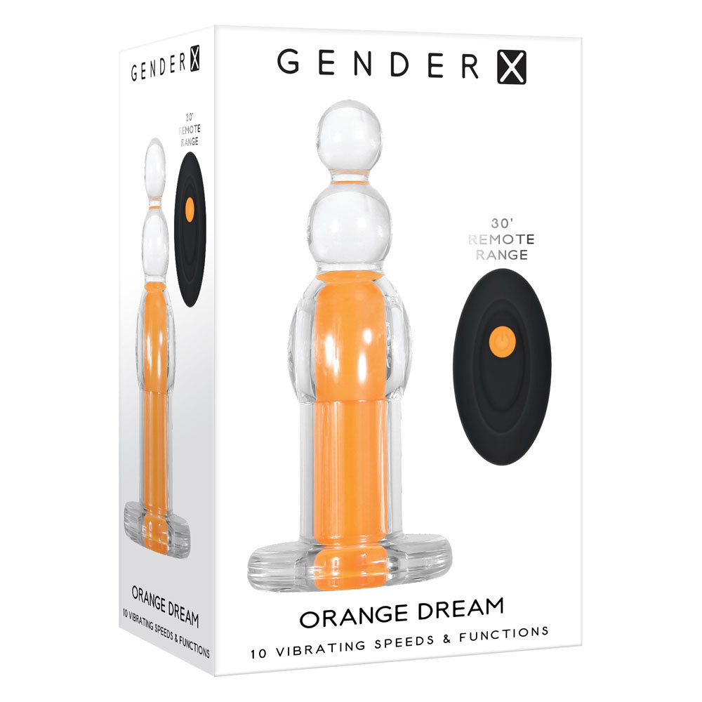 Gender-X  Orange Dream Vibrating Plug *