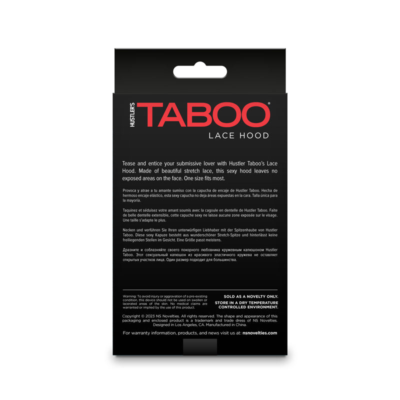 Hustler Taboo - Lace Hood - White