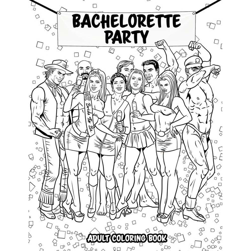 Bachelorette Party Colouring Book *