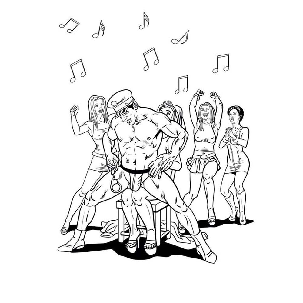 Bachelorette Party Colouring Book *