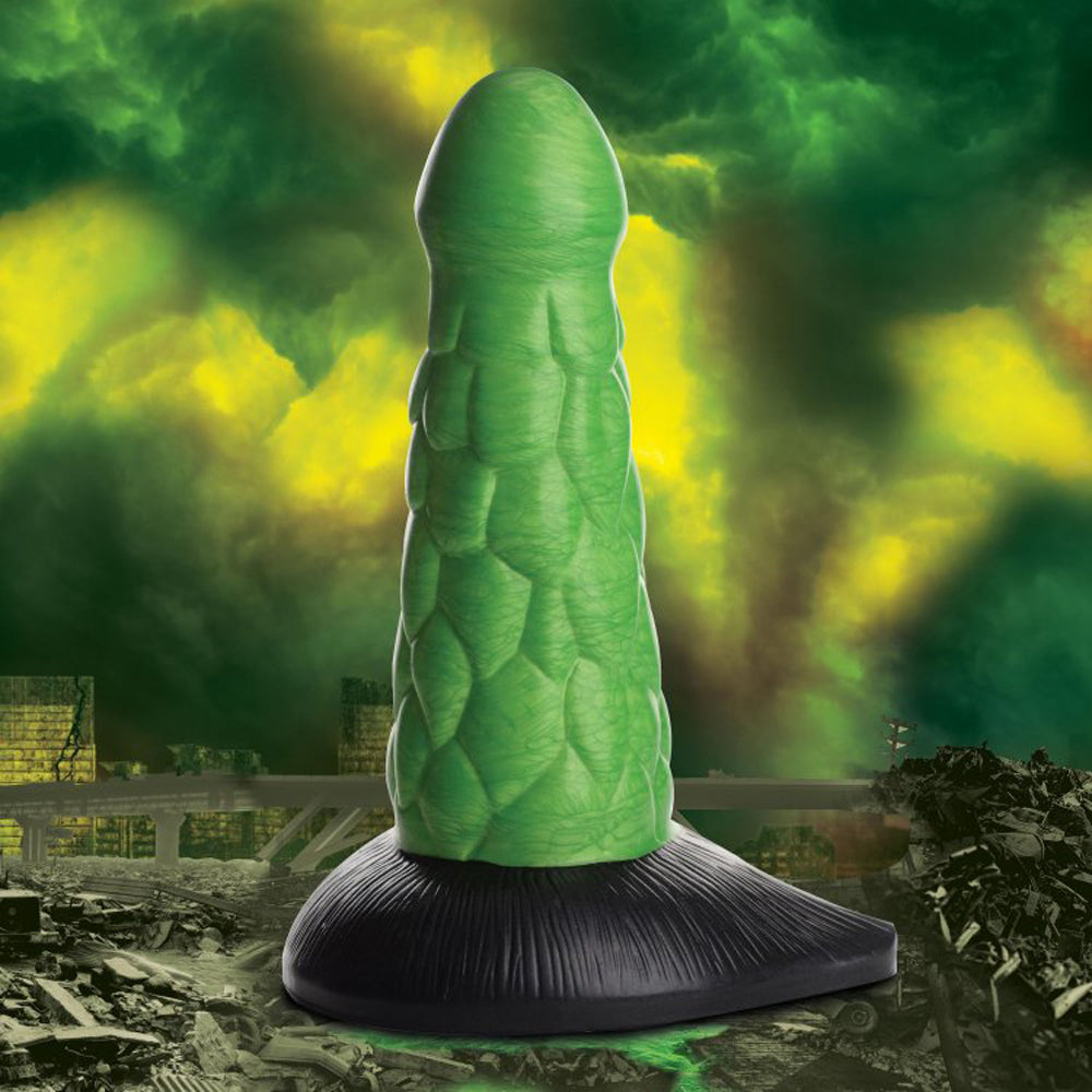 Radioactive Reptile Thick Scaly Dildo *