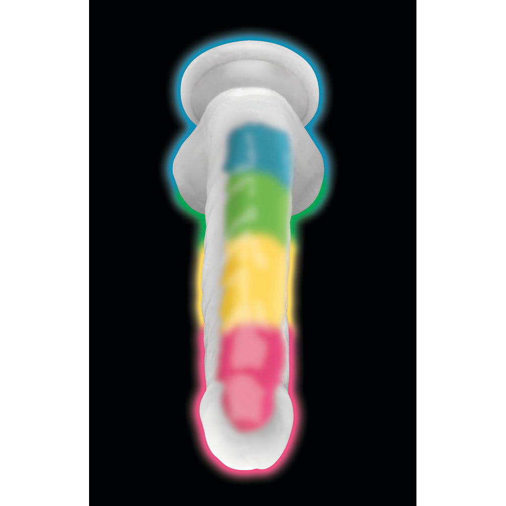 Lollicock 7" GID Rainbow Silicone balls*