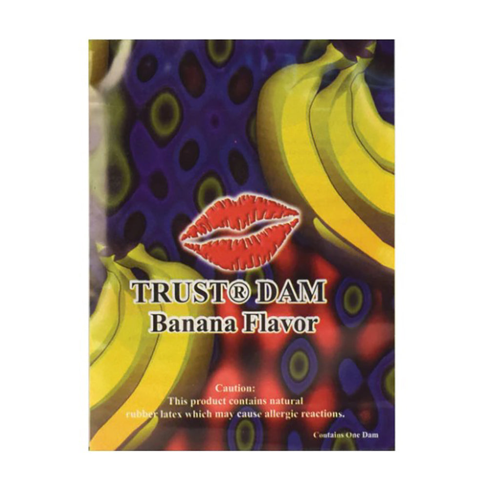 TRUST Dental Dams - Singles - Banana