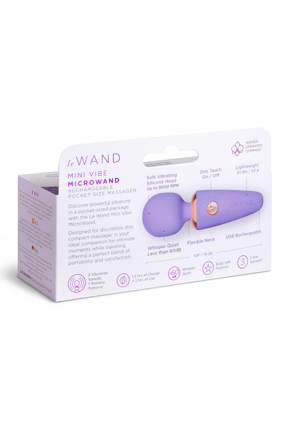 LE WAND MINI MICRO WAND VIOLET