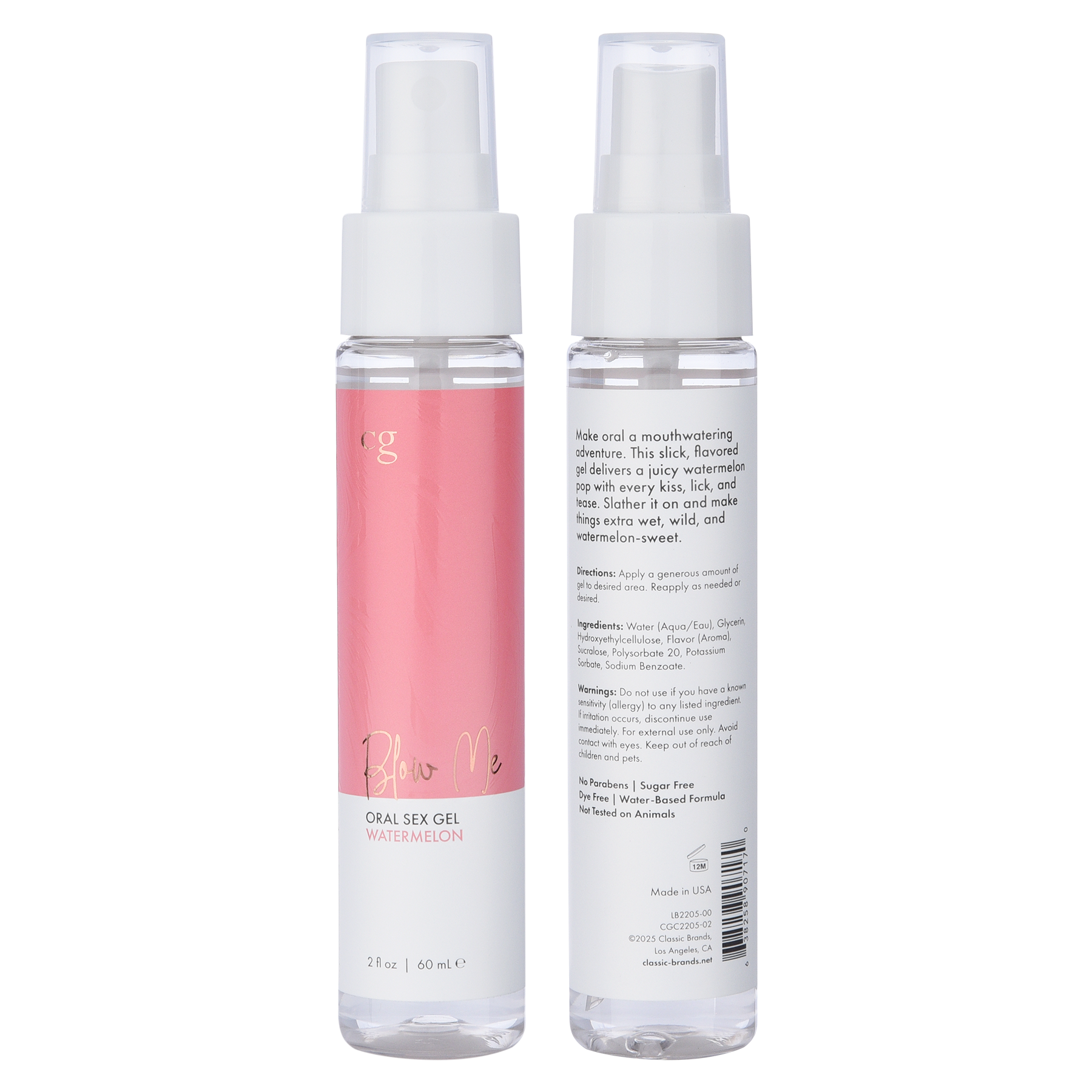 BLOW ME ORAL SEX GEL - WATERMELON - 2 floz | 30 mL