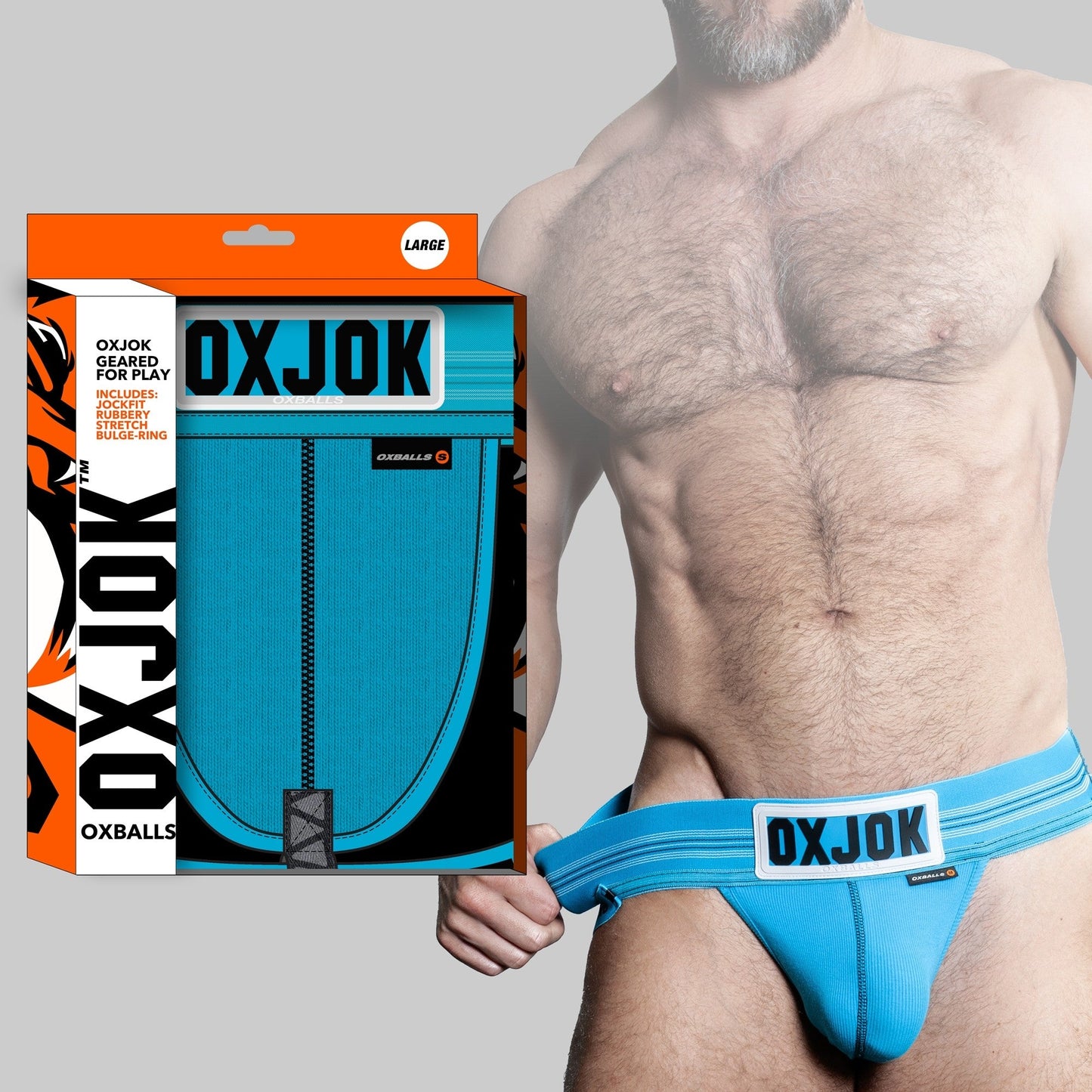 SLINGJOCK, upthrust slider-strap jock, POOL, XX-LARGE