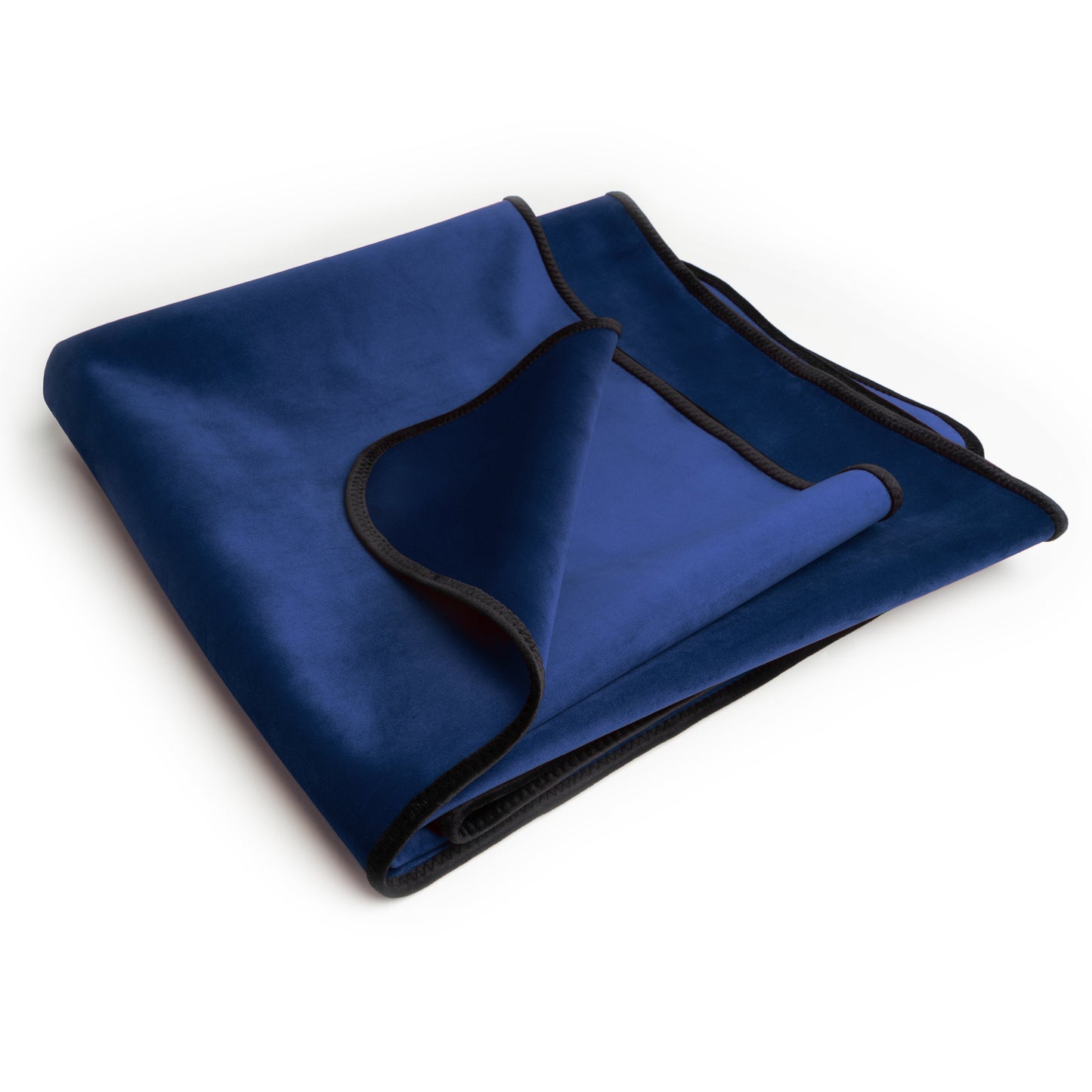 Fascinator Throw Royal Blue Microvelvet - Mini